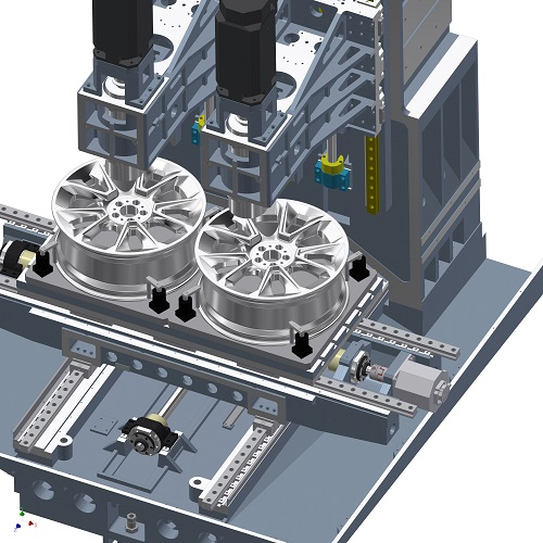 雙休心T輪轂專用機的加工效果如何？